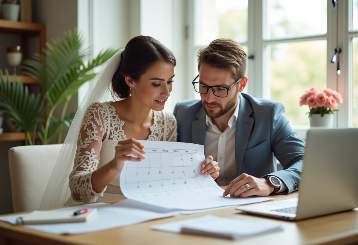 rétroplanning mariage