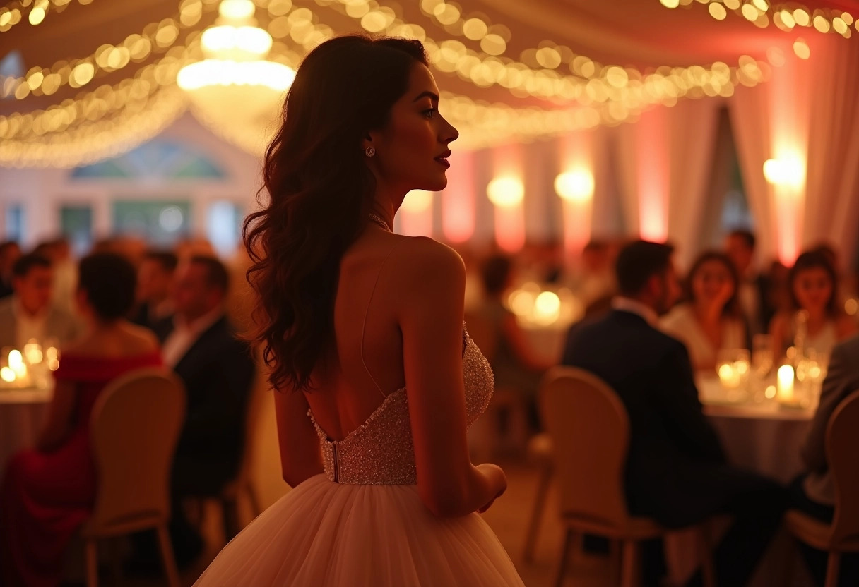 robe de soirée mariage silhouette