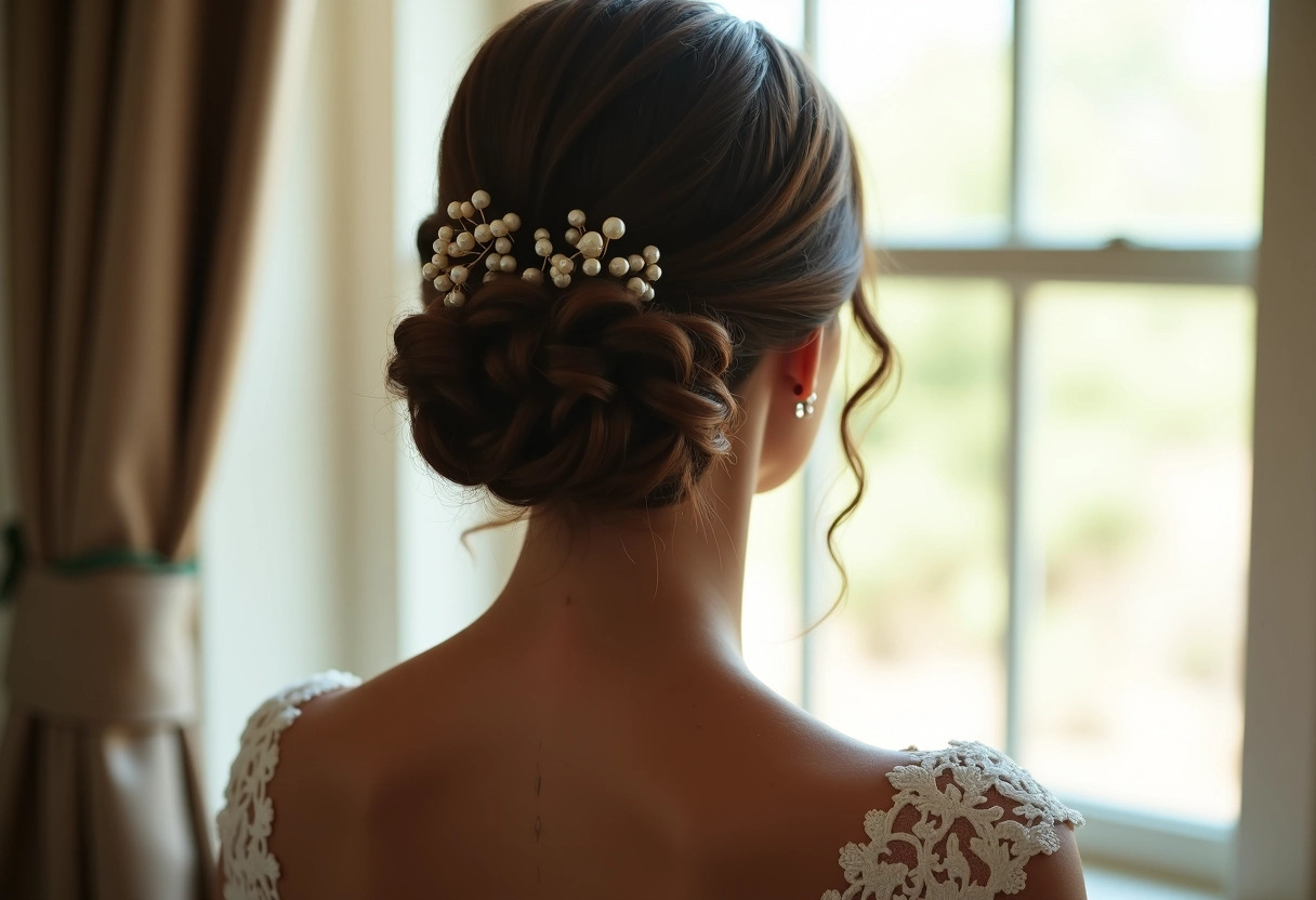 chignon mariage