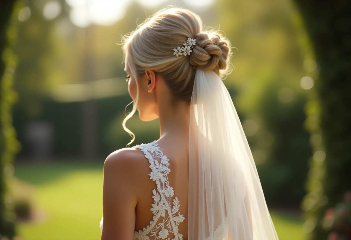 chignon mariée