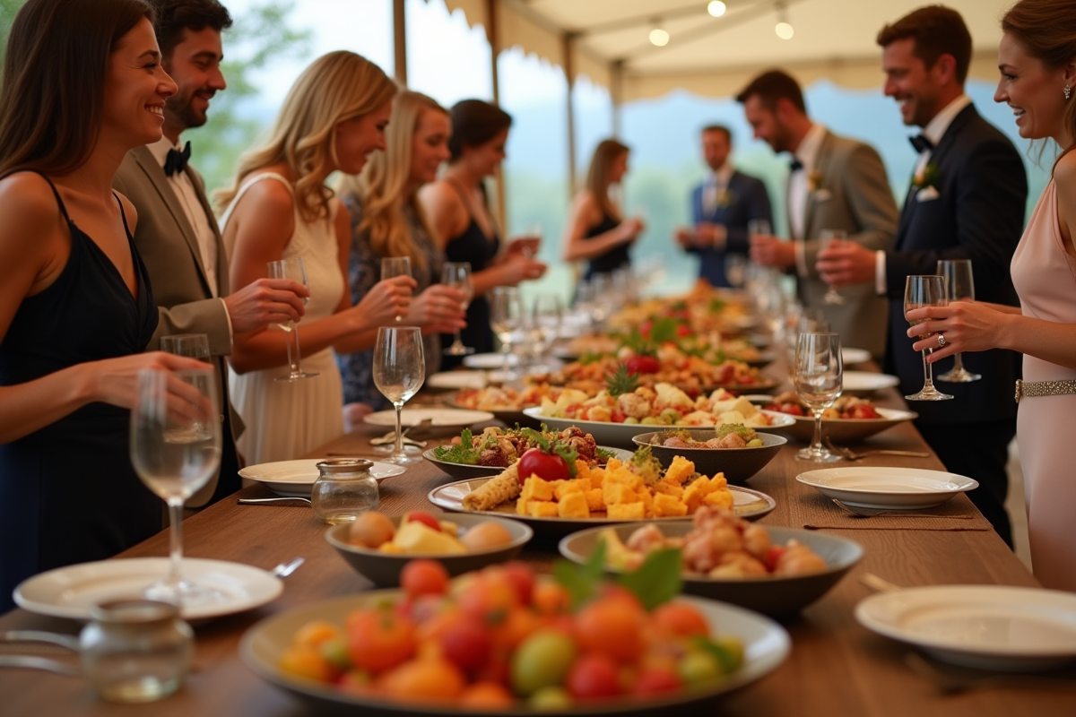 buffet mariage